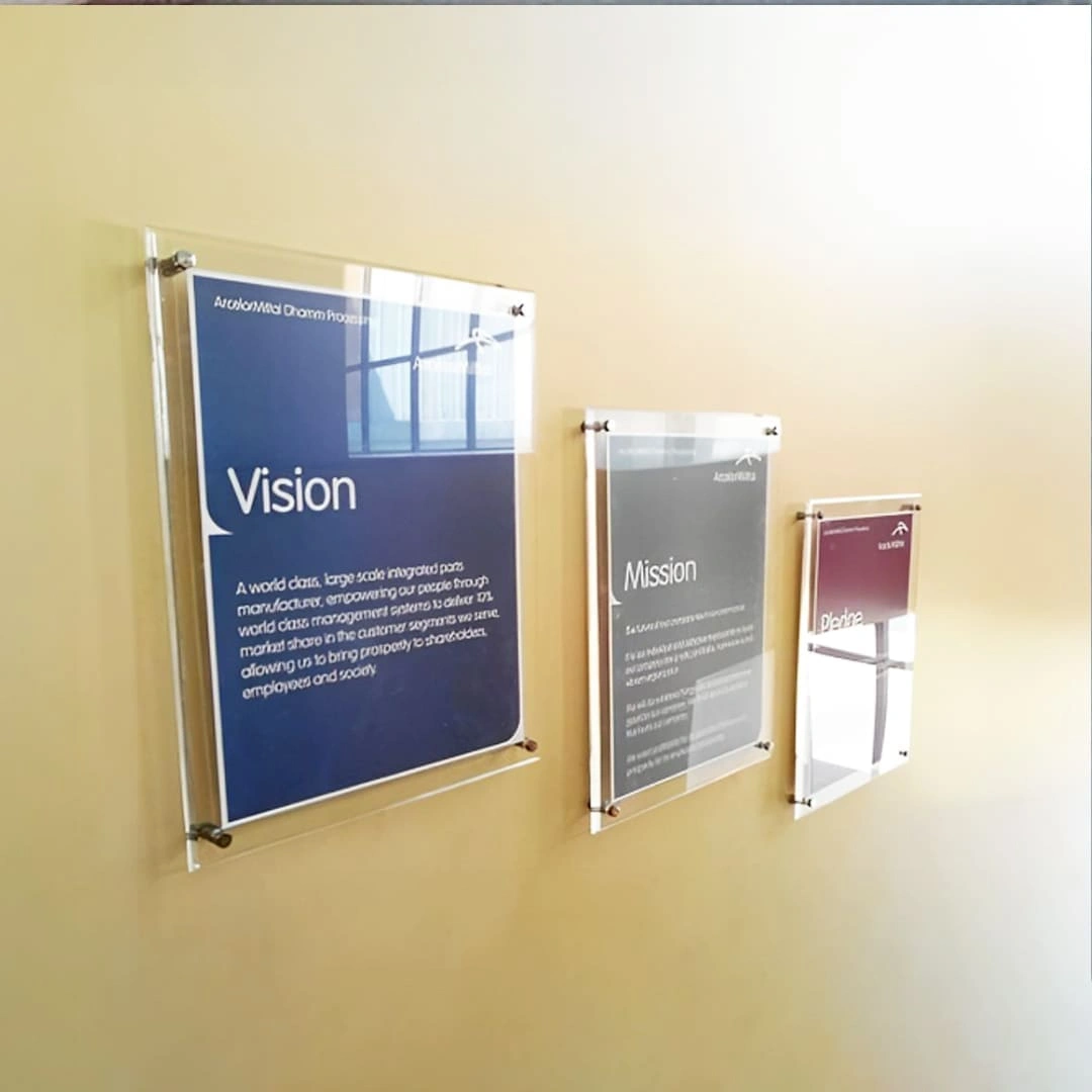 Acrylic Sandwich Board Printing | Custom Indoor Display Boards
