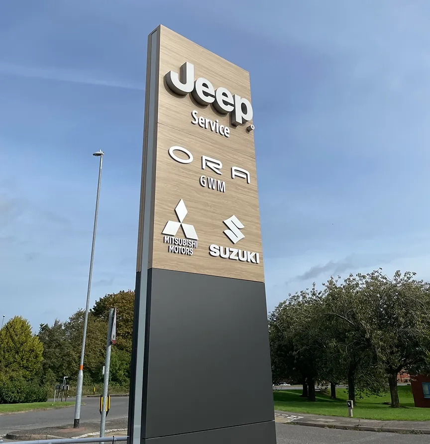 Totem Signage Printing | Custom Outdoor Sign Boards & Displays