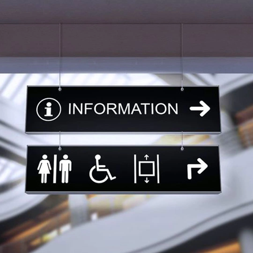 Directional Signage Printing for Custom Indoor Wayfinding