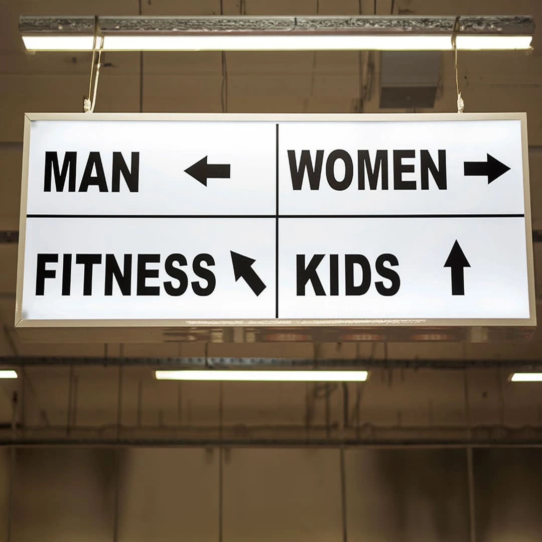 Directional Signage Printing for Custom Indoor Wayfinding