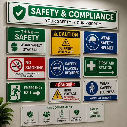 Compliance File. Sign Safety and Compliance Signs | Custom Workplace Safety Signage Solutions