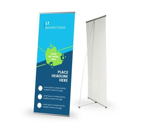 V Banner Stand